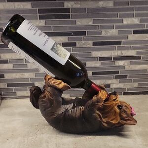 Dog Wine Bottle Holder (yorkie)